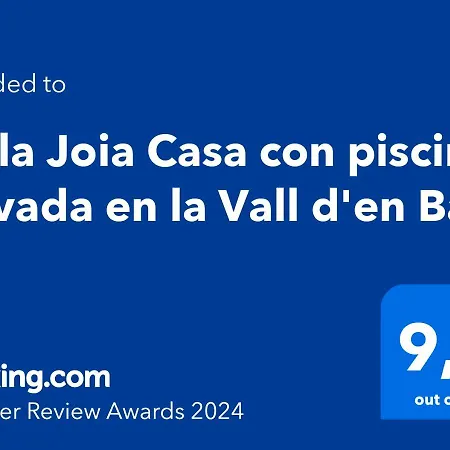 Ca La Joia Casa Con Piscina Privada En La Vall D'en Bas