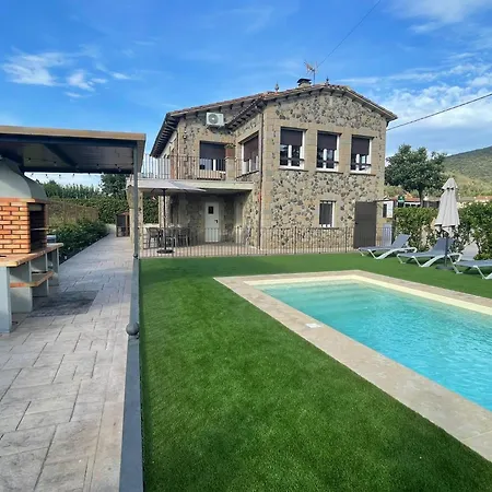 Ca La Joia Casa Con Piscina Privada En La Vall D'en Bas Villa Les Preses